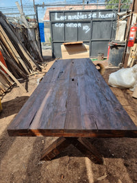 Mesa de centro de madera noble artesanal hecha en Chile a mano – Nowü