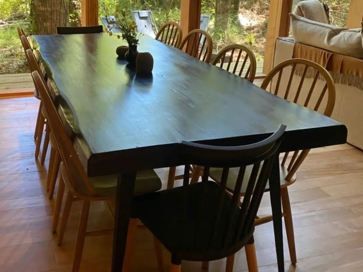 Mesa Comedor Roble Garza Negro