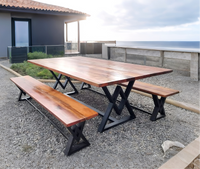 Mesa de comedor XL de roble macizo hecha a mano – Nowü