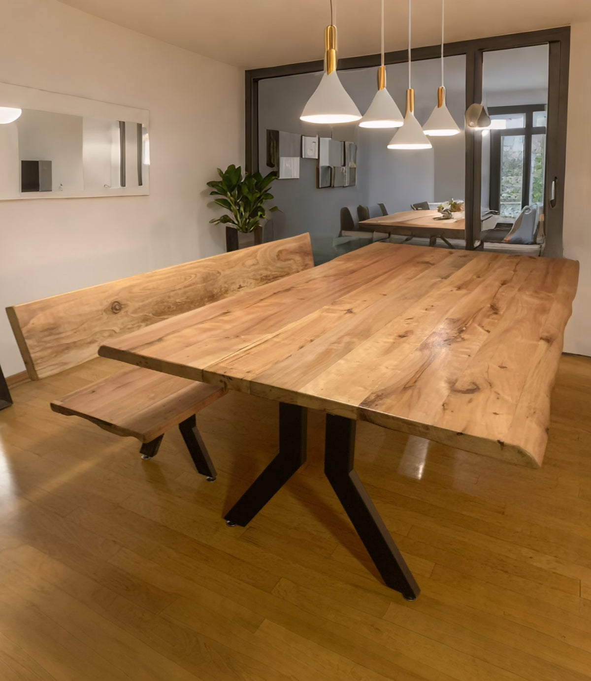 Ecru Oak Table Y
