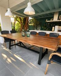A Iron and OAK Table