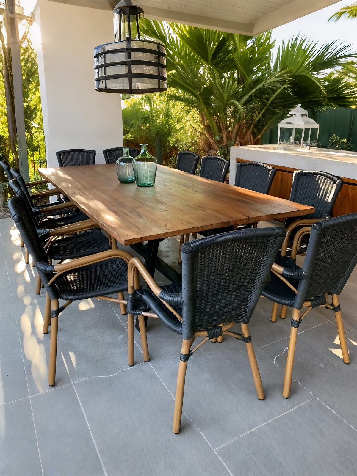 A Iron and OAK Table