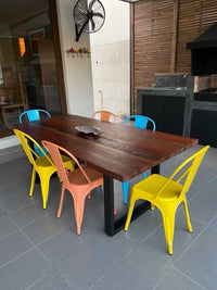 Square Iron Table