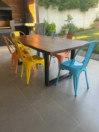 Square Iron Table