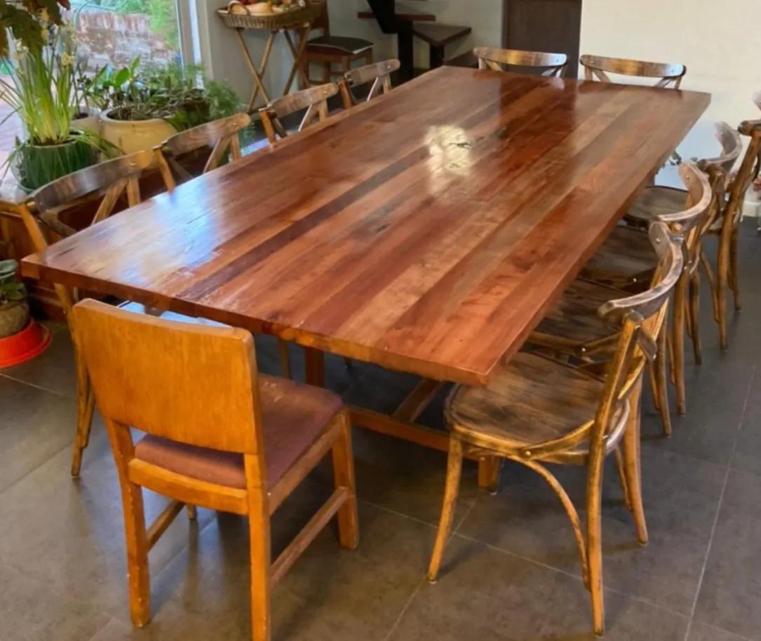 Mesa Comedor Roble Rojo A