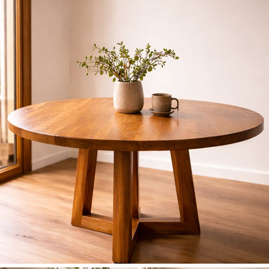 Mueble de Madera maciza mesa comedor