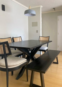 Mesa Comedor en Colores y terminaciones disponibles en mesas de roble artesanal Nowü