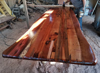 Mesa Comedor Roble Rojo Rústica