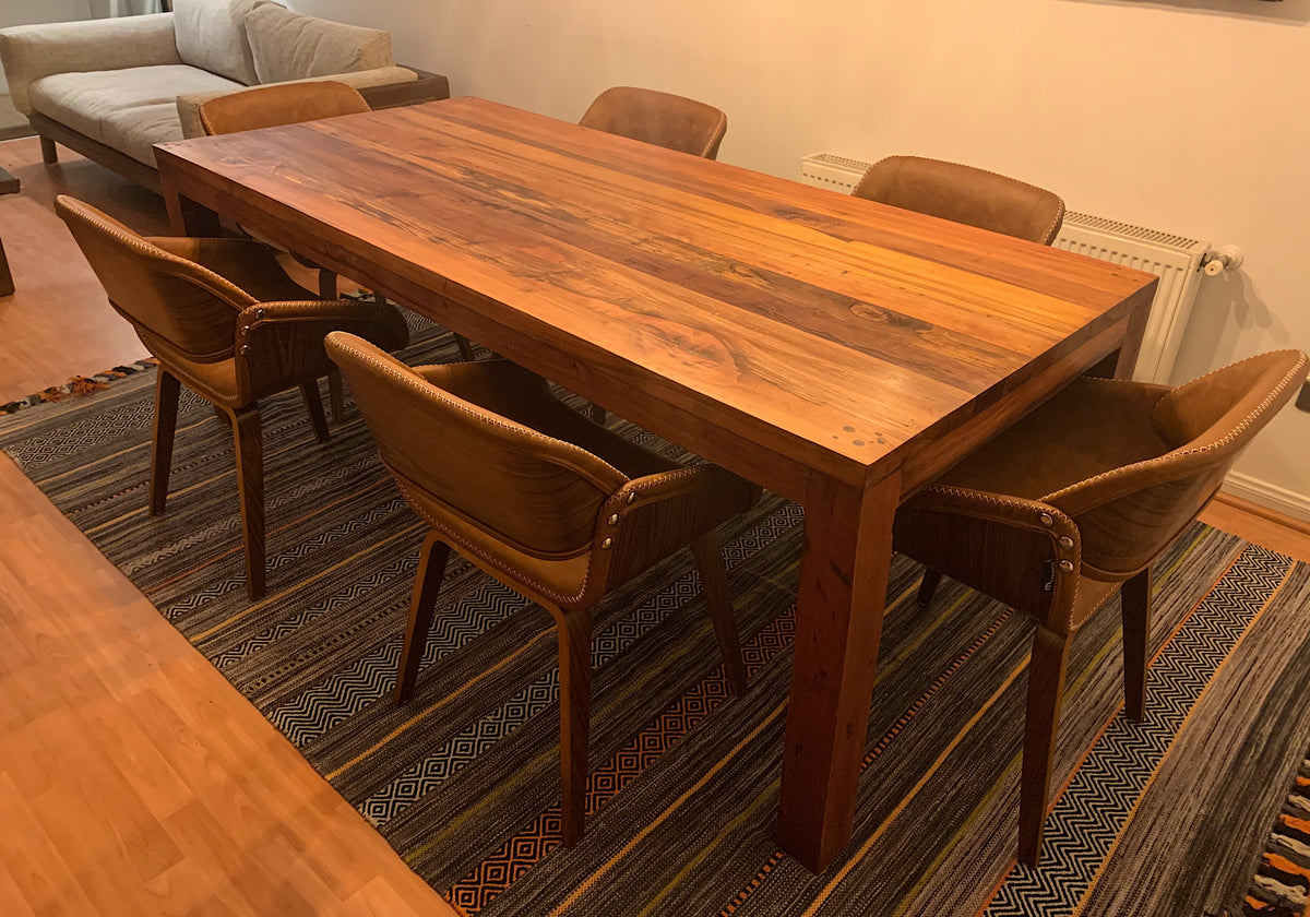 Mesa de Comedor  Roble Rústica Madera reciclada